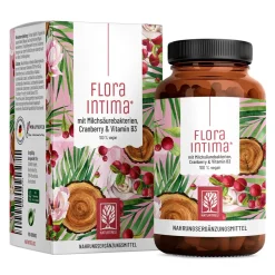 Milchsäurebakterien Kulturen Komplex Intimflora Cranberry 60 vegane Kapseln Floraintima ®><noscript><img width=