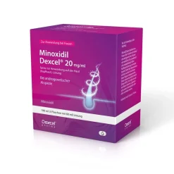 Minoxidil Dexcel® 20 mg/ml Spray, bei erblich bedingtem Haarausfall bei Frauen| Clearance