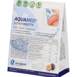 Aquamed Mundtrockenheits-Lutschtablette|Miradent Best