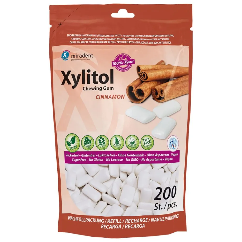 ® Xylitol Kaugummi Zimt|Miradent Discount