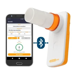 MIR Smart One - Taschenspirometer - Lungenvolumentester mit Bluetooth| Best
