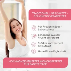 Mönchspfeffer Kapseln Hochdosiert, 20 mg pro Kapsel, 10:1 Extrakt, 240 St -><noscript><img width=