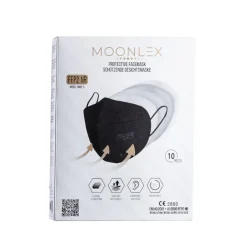 Moonlex FFP2 Maske 5-lagig einzeln verpackt - Made in Europe>