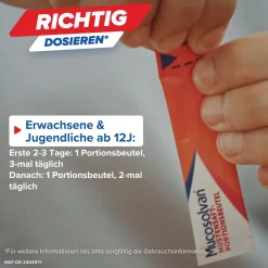 Mucosolvan Hustensaft Portionsbeutel | 30 mg | Praktischer für unterwegs><noscript><img width=