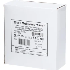 Mullkompressen 8 fach 10 x 10 cm steril><noscript><img width=
