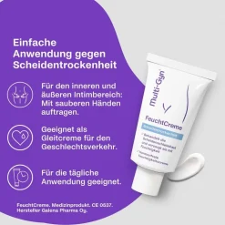 ® FeuchtCreme - Vaginalcreme bei Scheidentrockenheit - hormonfrei - für tägliche Intimpflege|Multi-Gyn New