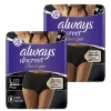 Multipack 2x 8 Stück Discreet Boutique Schwarze Höschen Gr. L>always Discount