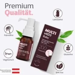 MULTIvitD3 Baby – Vitamin D3 für Babys und Kleinkinder mit praktischer und leicht anzuwendender Dosierpumpe><noscript><img width=