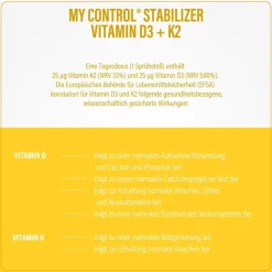 my Control® Vitality Stabilizer – Vitamin D3 + K2 Spray> New