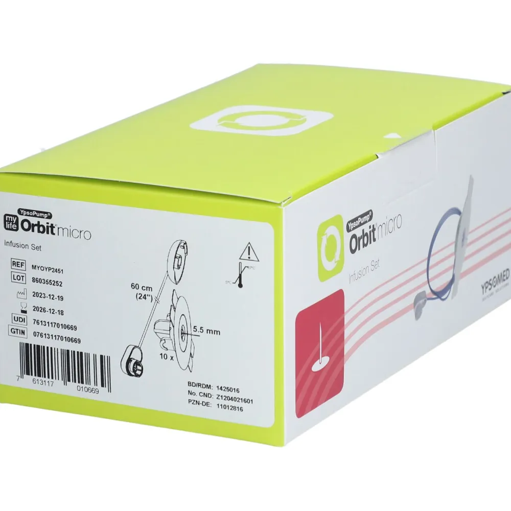 mylife™ YpsoPump® ® Orbit®micro 5,5 mm/60 cm (24”)> Online