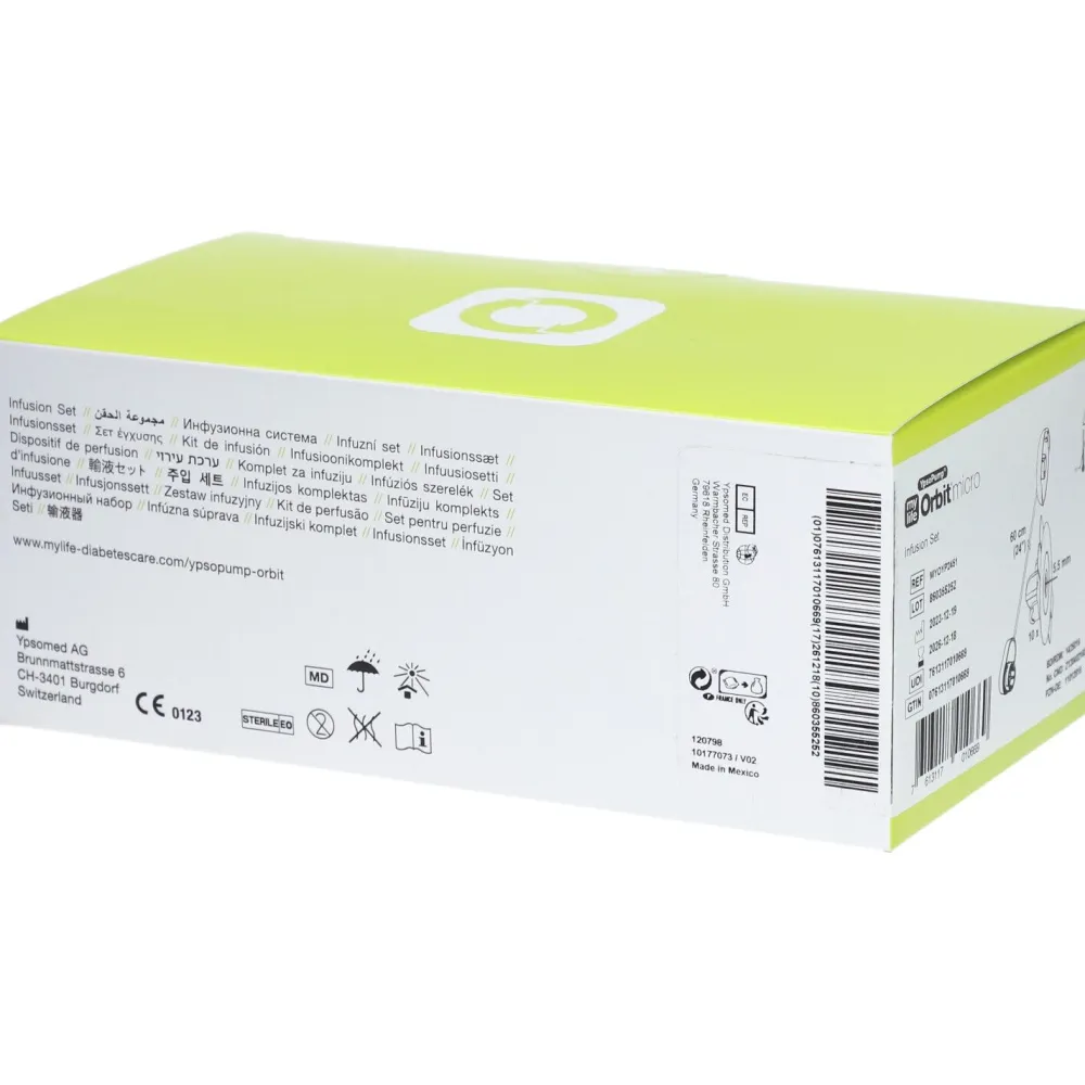 mylife™ YpsoPump® ® Orbit®micro 5,5 mm/60 cm (24”)> Online