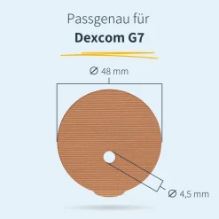 | Dexcom G7 / ONE+ / Stelo Underpatch - Round|MySweetStitch Sale