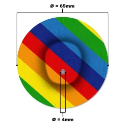 | Dexcom G7 / ONE+ / Stelo Overpatch - Round|MySweetStitch Hot