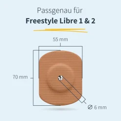 | Freestyle Libre 1 & 2 Overpatch - Oval|MySweetStitch Best