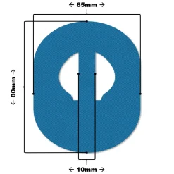 | Medtronic Guardian Enlite 3 / 4 Overpatch - Oval|MySweetStitch Clearance
