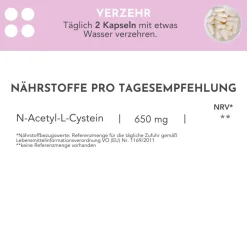 N-Acetyl-L-Cystein (NAC) 650mg|CARI NUTRITION
