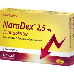 NaraDex® 2,5 mg, bei Migräne mit und ohne Aura| Best