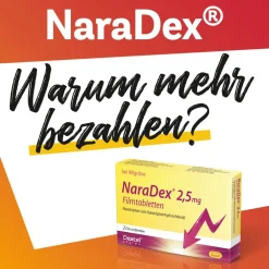 NaraDex® 2,5 mg, bei Migräne mit und ohne Aura| Best