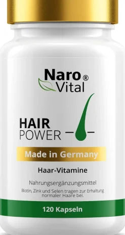 NAROVITAL® Hair-Power - Haar Vitamine Kapseln mit Biotin für Frauen & Männer| Clearance