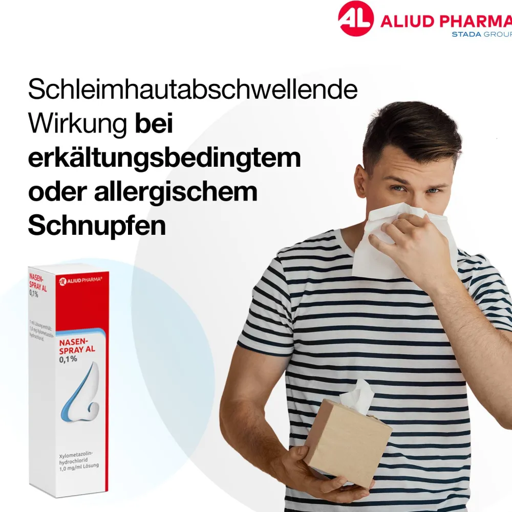 Nasenspray AL 0,1 % bei Schnupfen> Sale