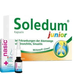 ® für Kinder Nasenspray + Soledum Kapseln junior|nasic Online