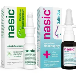 nasic® Mometason Heuschnupfenspray (10 g) + nasic® Salin Duo Nasenspray (15 ml)| Sale