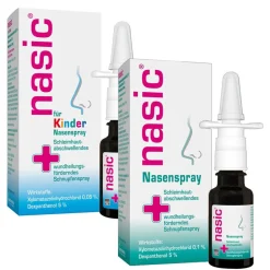 nasic® Nasenspray + nasic® für Kinder Nasenspray| Discount