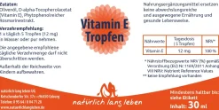 Vitamin E Tropfen vegan|natürlich lang leben Hot