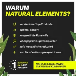 Biotin Haar Gummies – 120 Stk – zuckerfrei 5000μg Biotin/Tagesdosis – Himbeer|natural elements Sale