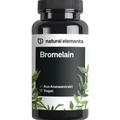 Bromelain – 400 mg (2000 F.I.P) – 90 magensaftresistente Kapseln – Ananas Extrakt>natural elements Best
