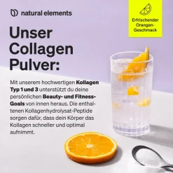 Collagen Pulver – Kollagen Hydrolysat Peptide – Kollagen Typ 1 und 3 – Orange><noscript><img width=