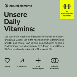 Daily Vitamins – 120 Kapseln – alle wertvollen Vitamine A-K – perfekt für Sportler><noscript><img width=