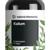Kalium – 240 Kapseln 800 mg Kalium aus Kaliumcitrat/Tagesdosis – für Blutdruck>natural elements New