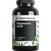 Premium Magnesiumcitrat – 365 Kapseln – 2320mg davon 360mg Magnesium/Tagesdosis|natural elements Hot