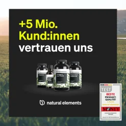 Vitamin B Komplex – 240 Tabletten – mit 8 essenziellen B-Vitaminen & Kofaktoren|natural elements Online