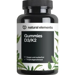 Vitamin D3/K2 – 120 Gummies – 1.000I.E. D3/Tag – Tropical – Markenrohstoff K2VITAL®>natural elements Discount