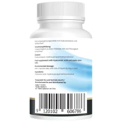 Natural Pro | Hyaluron Kapseln hochdosiert 500mg | Klare Inhaltsstoffe| New
