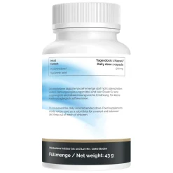 Natural Pro | Hyaluron Kapseln hochdosiert 500mg | Klare Inhaltsstoffe| New