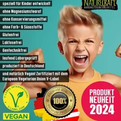 NatureCraft Vegan Vitamin D3+K2 Tropfen KIDS| Outlet