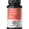 NATURE LOVE® Augenvitamin Komplex - 90 Kapseln mit Vitamin A - mit Lutein, Zeaxanthin und Vitamin E| Clearance