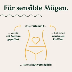 ® Gepuffertes Vitamin C - Hochdosiert mit 1000mg Vitamin C je Tagesdosis - 365 Kapseln|NATURE LOVE New