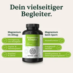 ® Magnesium Komplex - 180 Kapseln - 400mg elementares Magnesium/Tagesdosis><noscript><img width=