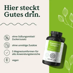 ® Magnesium Komplex - 180 Kapseln - 400mg elementares Magnesium/Tagesdosis><noscript><img width=