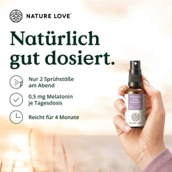 ® Melatonin Spray – Holunder – ohne Alkohol – 0,5mg Melatonin/Tag – Vitamin B1 & 6 – 30ml><noscript><img width=