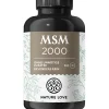 ® MSM 2000mg mit Vitamin C - 365 Tabletten - Kompakteres MSM Pulver als bei Kapseln|NATURE LOVE Clearance