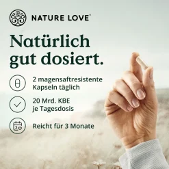 ® Probiona Komplex – 300 Mrd. KBE/g – Lactobacillus & Bifidobakterien 20 Mrd – KBE/Tag|NATURE LOVE Discount