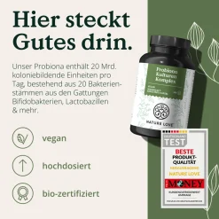 ® Probiona Komplex – 300 Mrd. KBE/g – Lactobacillus & Bifidobakterien 20 Mrd – KBE/Tag|NATURE LOVE Discount