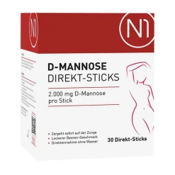 N1 D-MANNOSE Direkt-Sticks – 2.000 mg pro Stick – Leckerer Beeren-Geschmack| Sale
