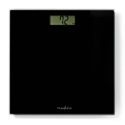 Personenwaage / Digital / Schwarz / Gehärtetes Glas / Max. Wiegekapazität: 150 kg|nedis New
