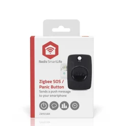Smart-Panik-Knopf / Zigbee 3.0 / Batterietyp – Energie: CR2450 / Schwarz|nedis Clearance